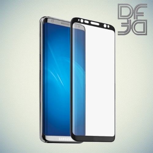 DF защитное 3D стекло для Samsung Galaxy S9 Plus на весь экран - Черный