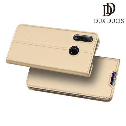 Dux Ducis чехол книжка для Huawei Honor 20 Lite с магнитом и отделением для карты - Золотой