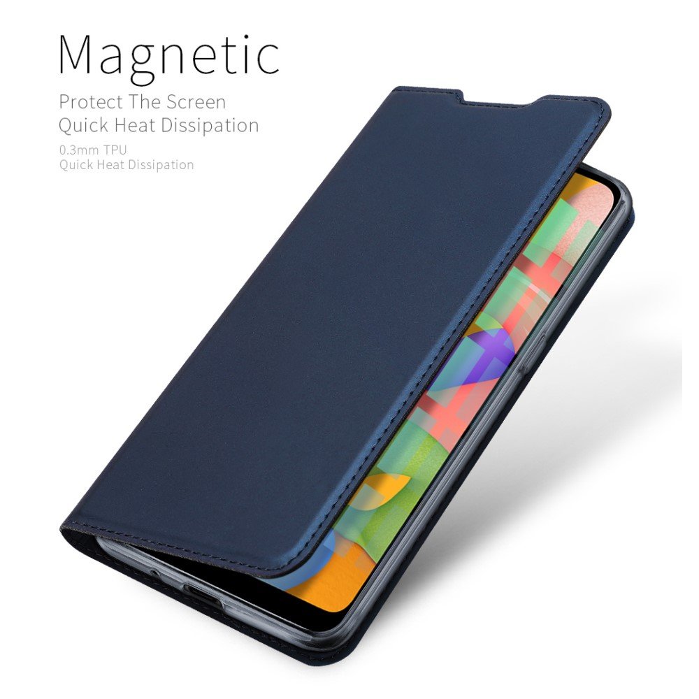 Dux Ducis чехол книжка для Samsung Galaxy A01 с магнитом и отделением для карты - Золотой