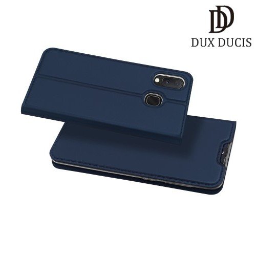 Dux Ducis чехол книжка для Samsung Galaxy A20e с магнитом и отделением для карты - Синий