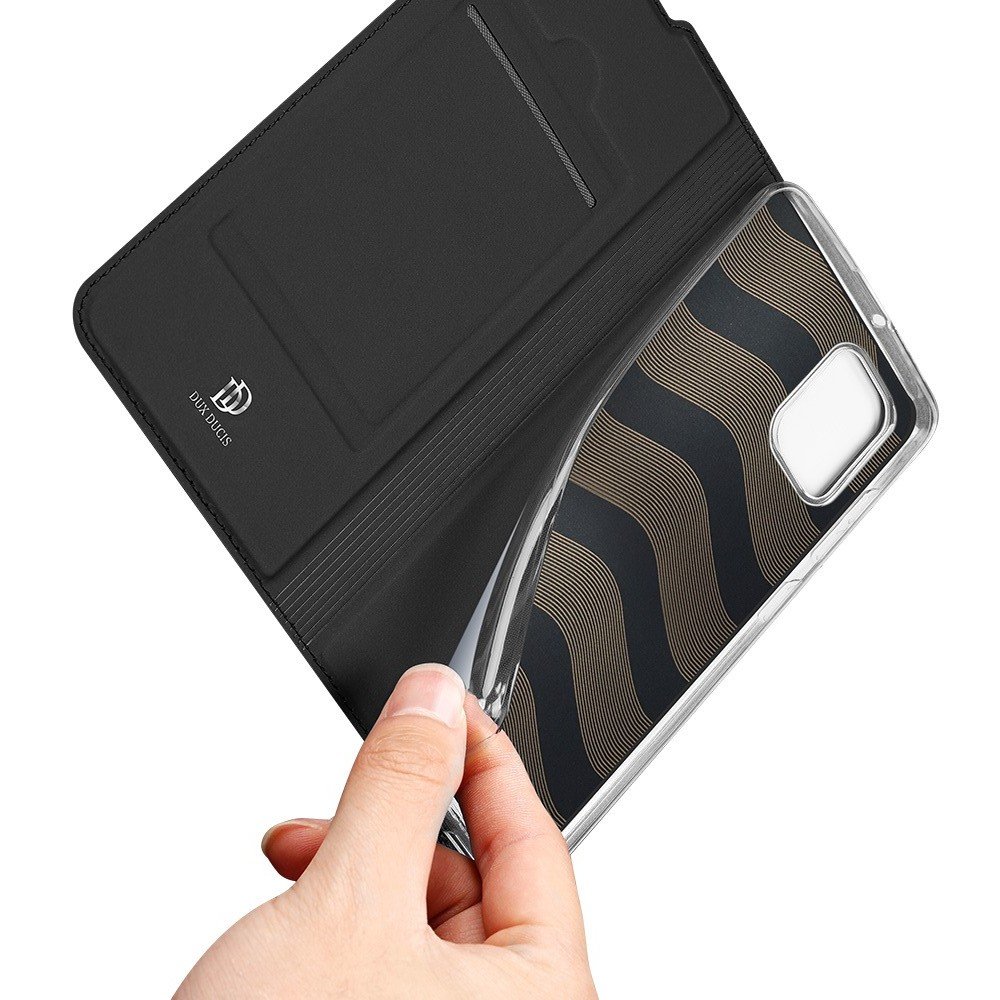 Dux Ducis чехол книжка для Samsung Galaxy A31 с магнитом и отделением для карты - Черный