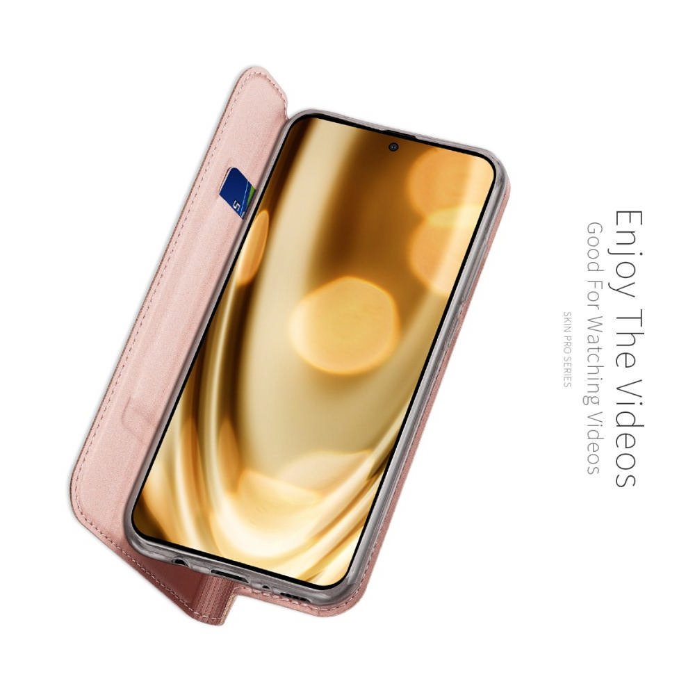 Dux Ducis чехол книжка для Samsung Galaxy A71 с магнитом и отделением для карты - Синий