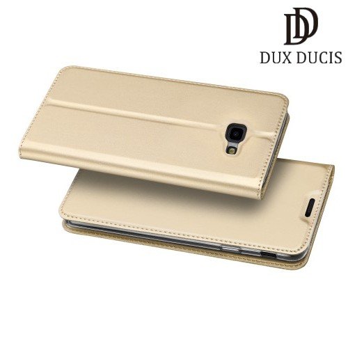 Dux Ducis чехол книжка для Samsung Galaxy J4 Plus с магнитом и отделением для карты - Золотой