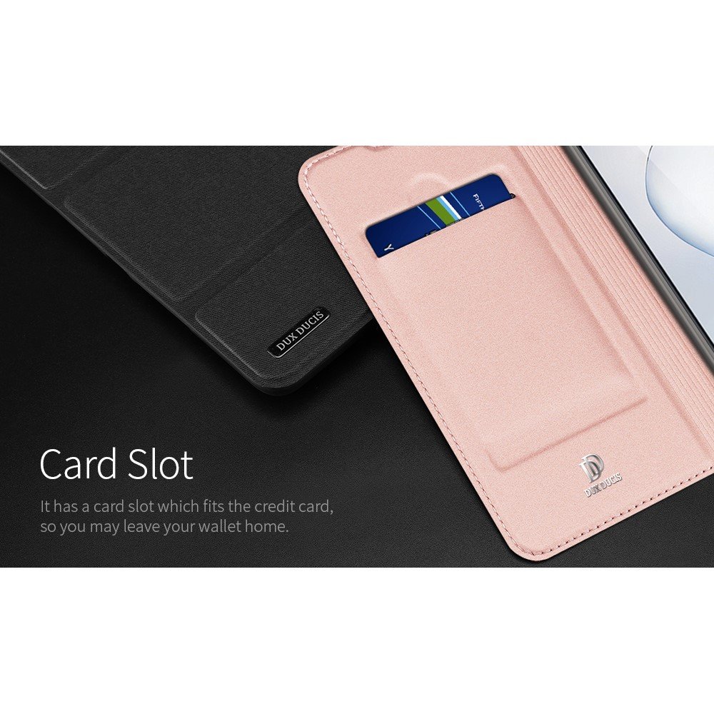 Dux Ducis чехол книжка для Samsung Galaxy Note 10 Lite и отделением для карты - Черный
