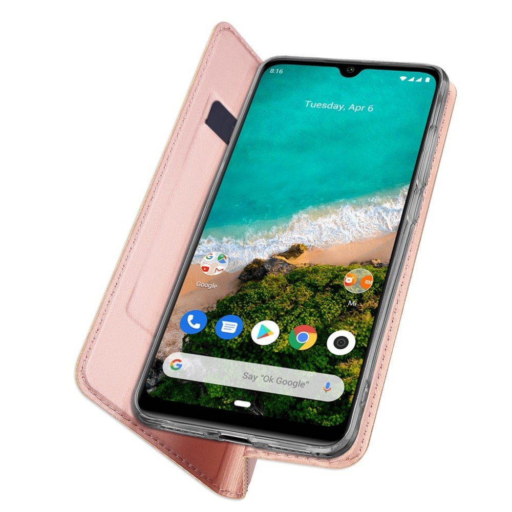 Dux Ducis чехол книжка для Xiaomi Mi A3 с магнитом и отделением для карты -  Светло-Розовый | купить в интернет-магазине Принтофон в Москве и СПб