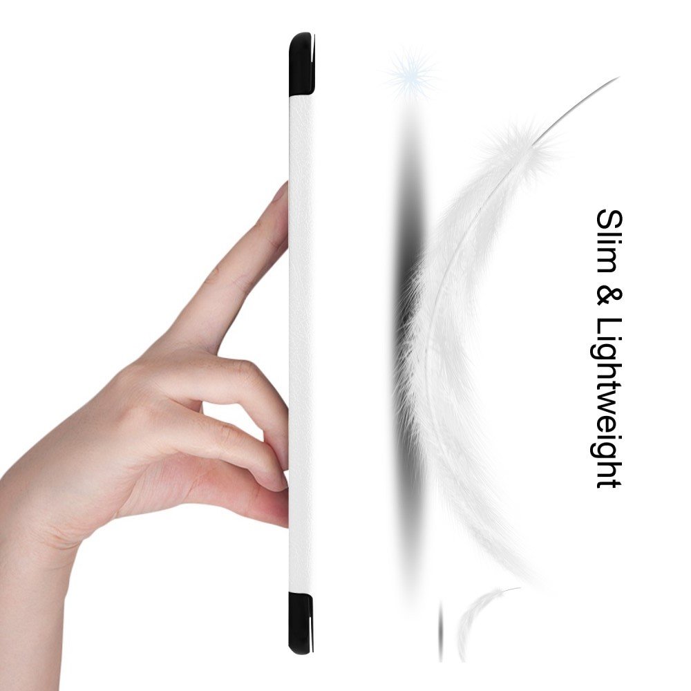Двухсторонний чехол книжка для Samsung Galaxy Tab S6 SM-T865 SM-T860 с подставкой - Белый