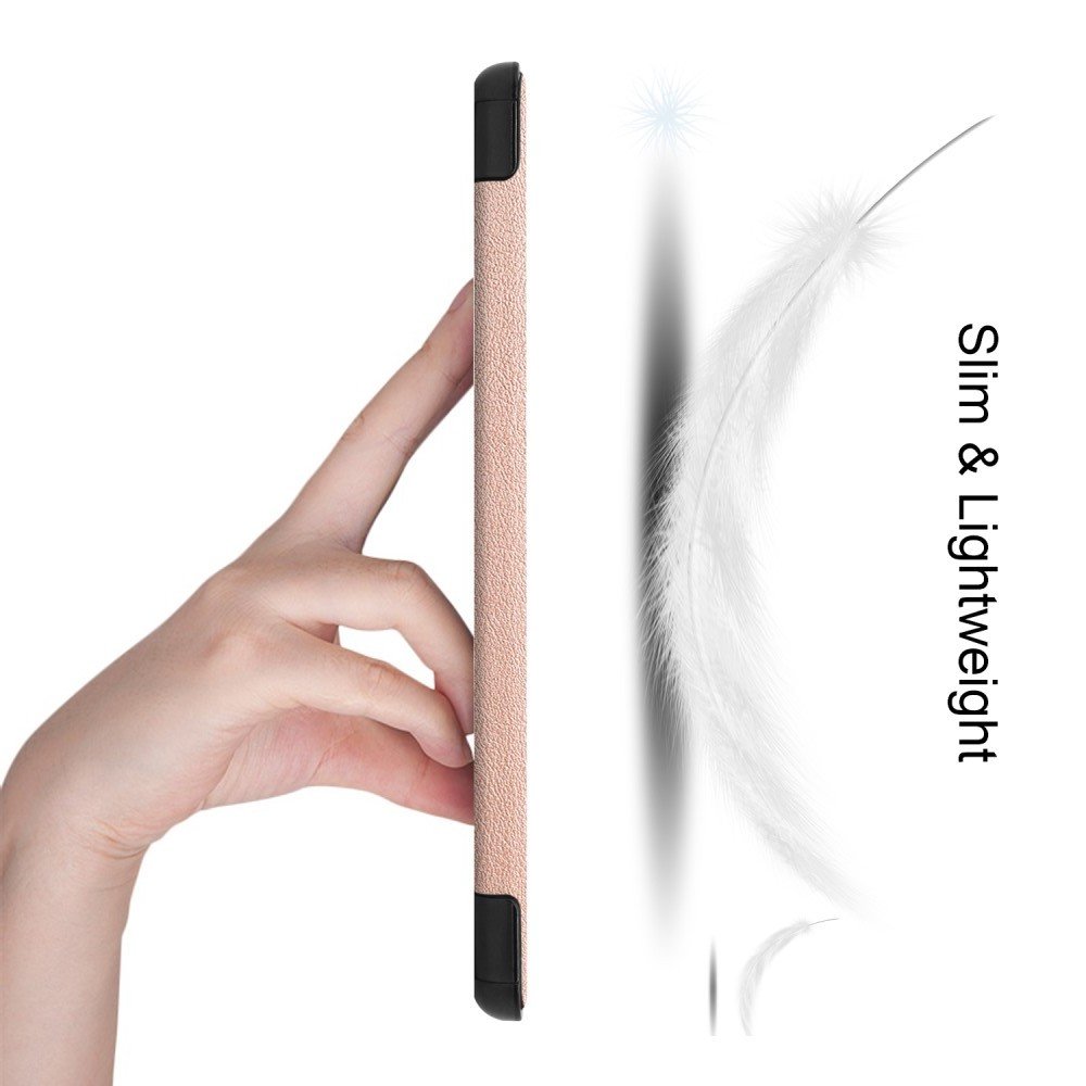 Двухсторонний чехол книжка для Samsung Galaxy Tab S7 Plus 12.4 с подставкой - Розовый