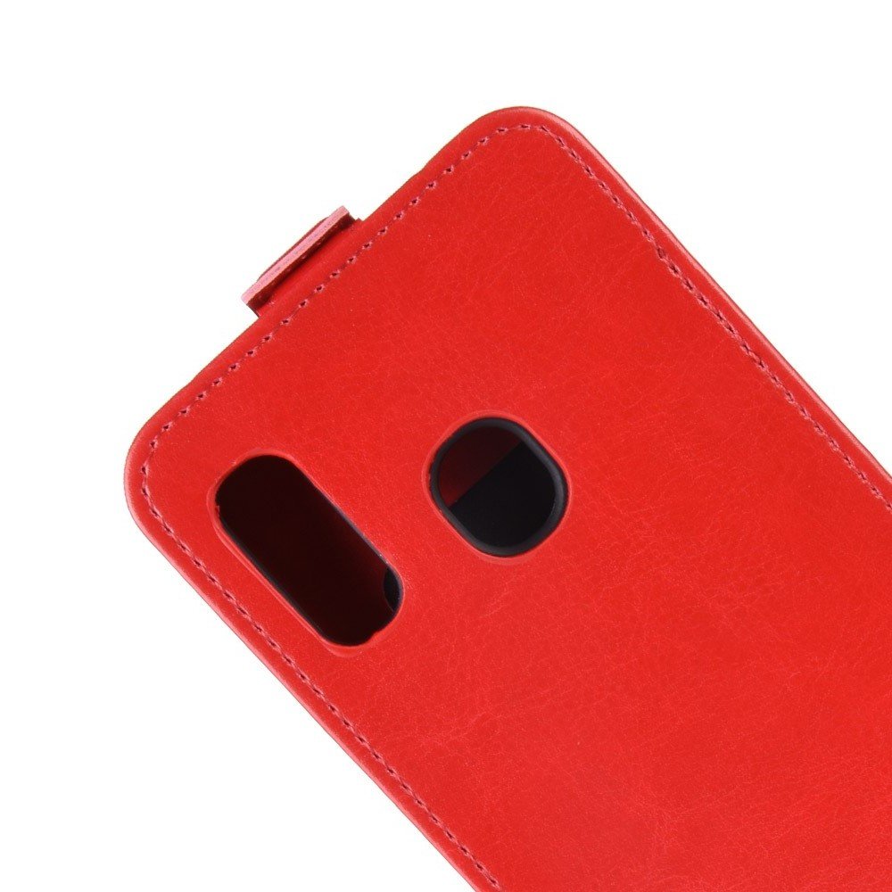 Флип чехол книжка вертикальная для Samsung Galaxy A40 - Красный
