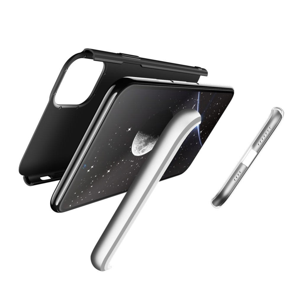 GKK 360 Пластиковый чехол с защитой дисплея для iPhone 11 Pro Max Серебряный
