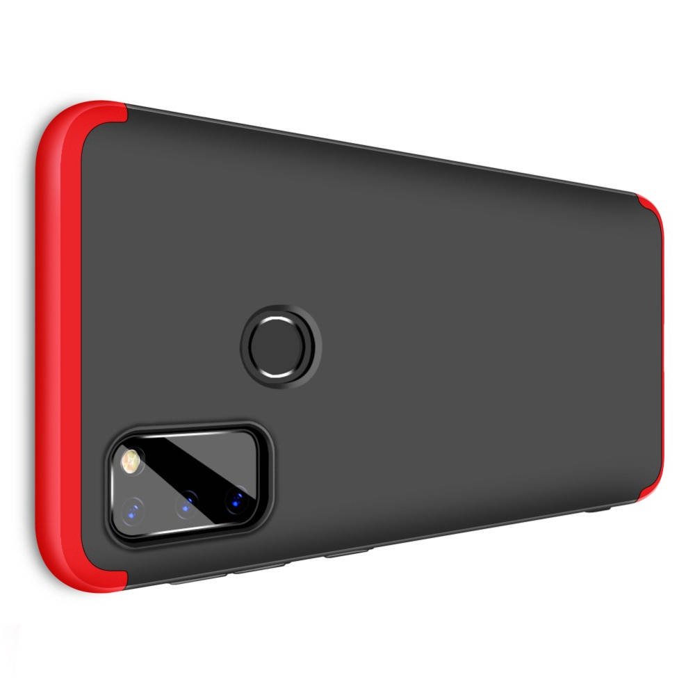 GKK 360 Пластиковый чехол с защитой дисплея для Samsung Galaxy M30s Красный / Черный