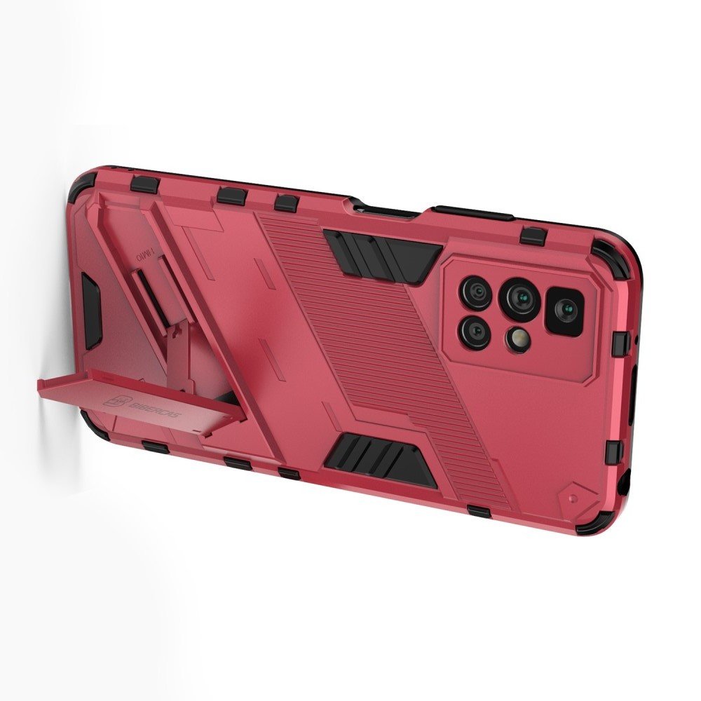 Hybrid Armor Ударопрочный чехол для Xiaomi Redmi 10 с подставкой - Розовый