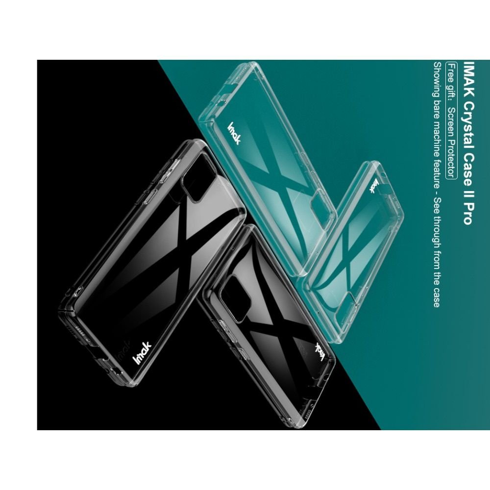IMAK Crystal Прозрачный пластиковый кейс накладка для Samsung Galaxy A71