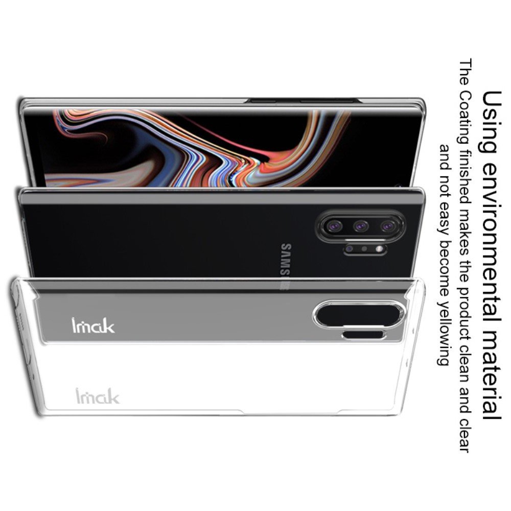 IMAK Crystal Прозрачный пластиковый кейс накладка для Samsung Galaxy Note 10 Plus / 10+