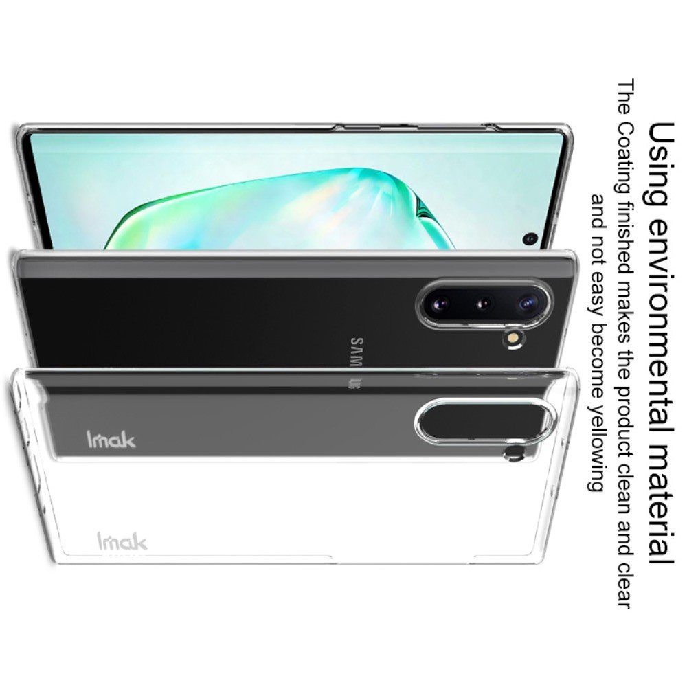 IMAK Crystal Прозрачный пластиковый кейс накладка для Samsung Galaxy Note 10