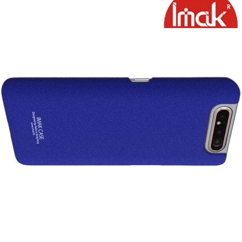 Imak Матовая пластиковая Кейс накладка для Samsung Galaxy A80 / A90 Синий Ультратонкий