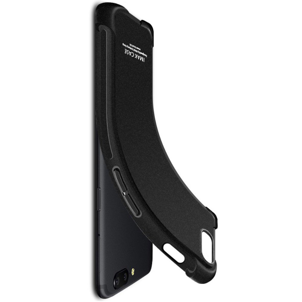 IMAK Shockproof силиконовый защитный чехол для Samsung Galaxy Note 10 песочно-черный и защитная пленка