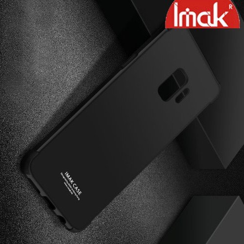 IMAK Shockproof силиконовый защитный чехол для Samsung Galaxy S9 - черный