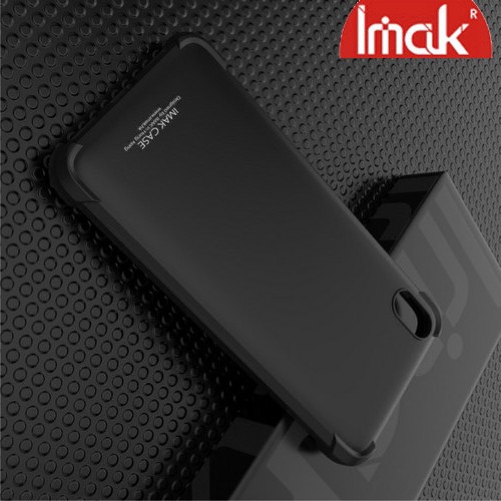 IMAK Shockproof силиконовый защитный чехол для Xiaomi Redmi 7A черный и защитная  пленка | купить в интернет-магазине Принтофон в Москве и СПб