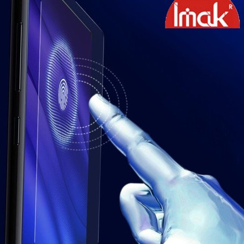 IMAK силиконовая пленка для Samsung Galaxy S10 Plus на весь экран - 2шт. (поддержка ультразвукового сканера отпечатка пальца)