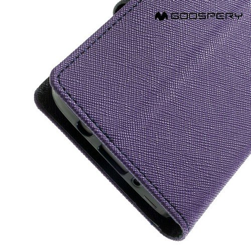 Mercury Goospery Горизонтальный чехол книжка для Samsung Galaxy A3 - Фиолетовый