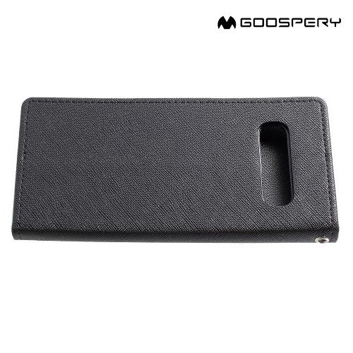 Mercury Goospery Горизонтальный чехол книжка для Samsung Galaxy S10 - Черный