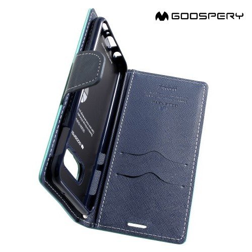 Mercury Goospery Горизонтальный чехол книжка для Samsung Galaxy S10e - Бирюзовый