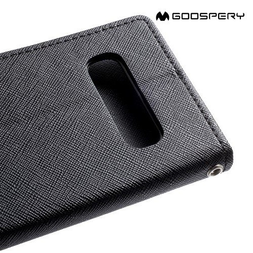 Mercury Goospery Горизонтальный чехол книжка для Samsung Galaxy S10 Plus - Черный
