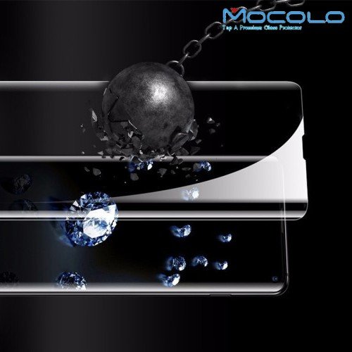 MOCOLO Изогнутое защитное 3D стекло для Samsung Galaxy S10 - Прозрачное Жидкий Ультрафиолетовый Клей