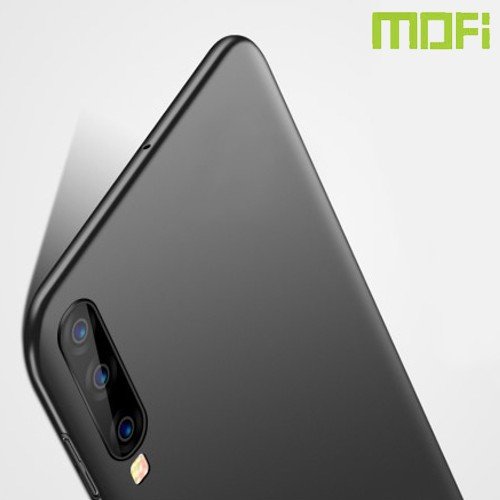 Mofi Slim Armor Матовый жесткий пластиковый чехол для Samsung Galaxy A70 - Черный