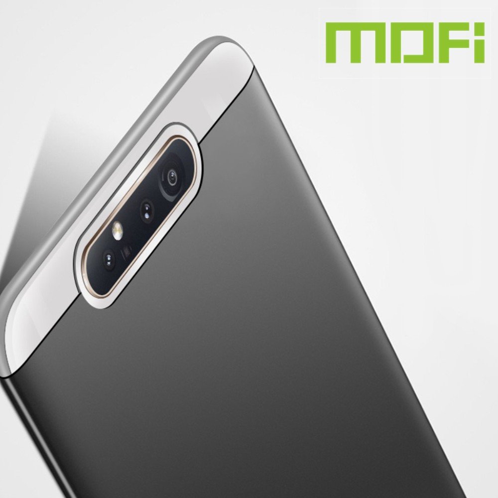 Mofi Slim Armor Матовый жесткий пластиковый чехол для Samsung Galaxy A80 / A90 - Черный