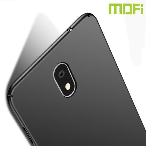 Mofi Slim Armor Матовый жесткий пластиковый чехол для Samsung Galaxy J7 2018 - Черный