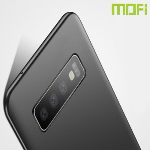 Mofi Slim Armor Матовый жесткий пластиковый чехол для Samsung Galaxy S10 - Черный