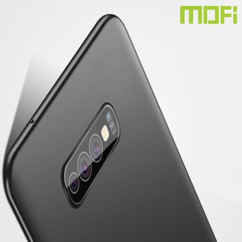 Mofi Slim Armor Матовый жесткий пластиковый чехол для Samsung Galaxy S10e - Черный