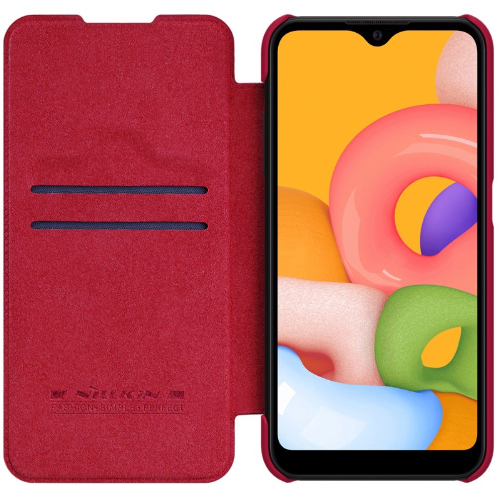 NILLKIN Qin чехол флип кейс для Samsung Galaxy A01 - Красный