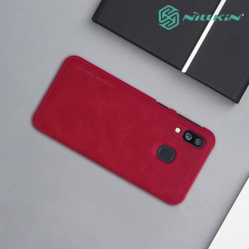NILLKIN Qin чехол флип кейс для Samsung Galaxy A40 - Красный