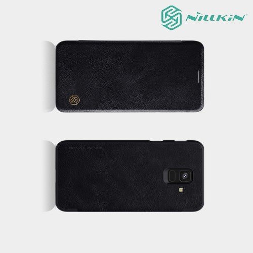 NILLKIN Qin чехол флип кейс для Samsung Galaxy A6 2018 SM-A600F - Черный