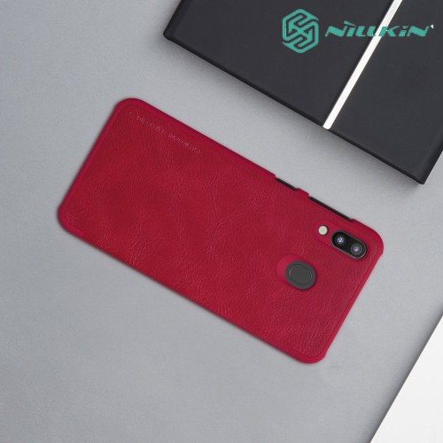 NILLKIN Qin чехол флип кейс для Samsung Galaxy M20 - Красный