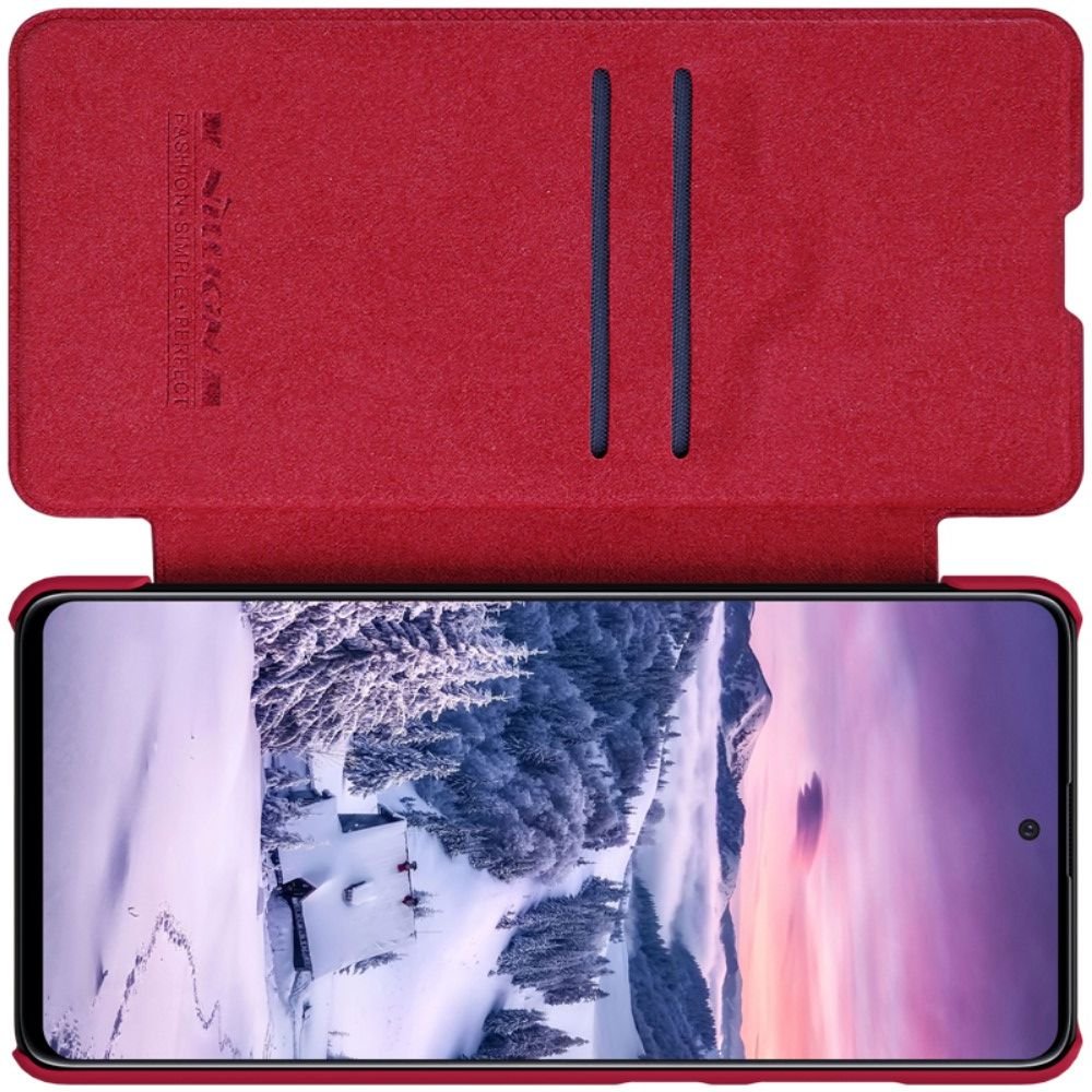 NILLKIN Qin чехол флип кейс для Samsung Galaxy Note 10 Lite - Красный