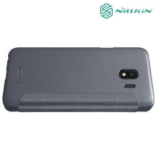 Nillkin Sparkle флип чехол книжка для Samsung Galaxy J4 2018 SM-J400F - Серый