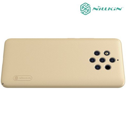 NILLKIN Super Frosted Shield Клип кейс накладка для Nokia 9 PureView - Золотой
