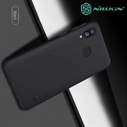 NILLKIN Super Frosted Shield Клип кейс накладка для Samsung Galaxy A40 - Черный