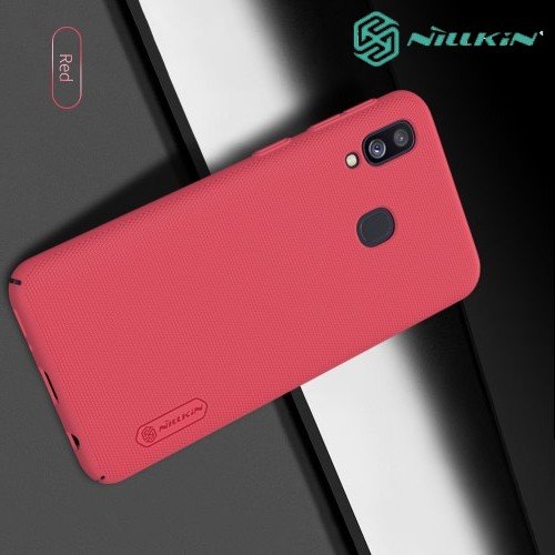 NILLKIN Super Frosted Shield Клип кейс накладка для Samsung Galaxy A40 - Красный