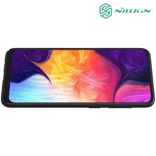 NILLKIN Super Frosted Shield Клип кейс накладка для Samsung Galaxy A50 / A30s - Черный