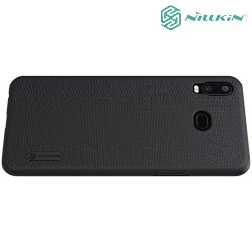 NILLKIN Super Frosted Shield Клип кейс накладка для Samsung Galaxy A6s - Черный