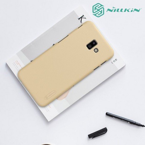 NILLKIN Super Frosted Shield Клип кейс накладка для Samsung Galaxy J6 Plus - Золотой