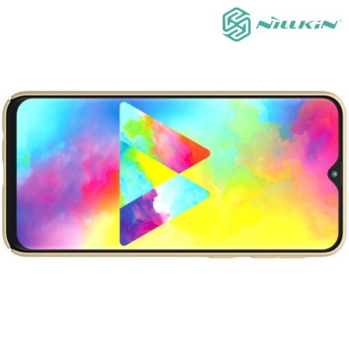 NILLKIN Super Frosted Shield Клип кейс накладка для Samsung Galaxy M20 - Золотой