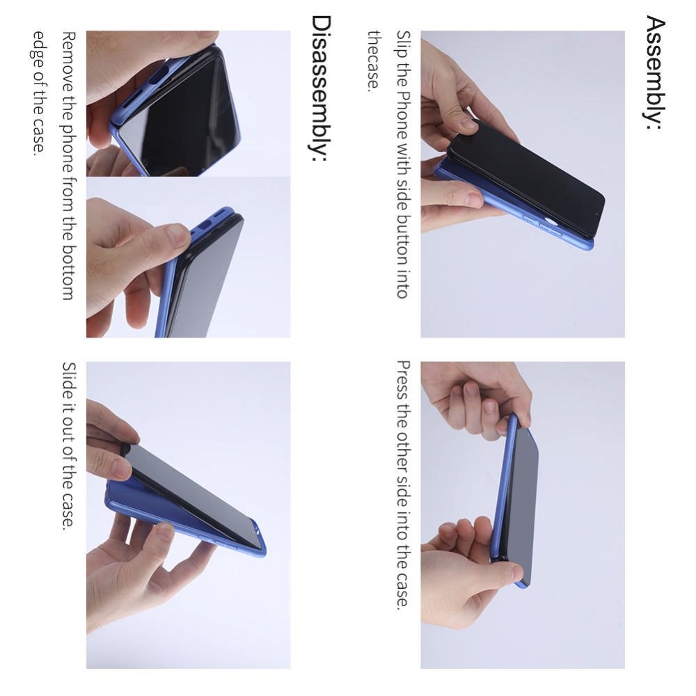 NILLKIN Super Frosted Shield Матовая Пластиковая Нескользящая Клип кейс накладка для OnePlus 7T - Белый