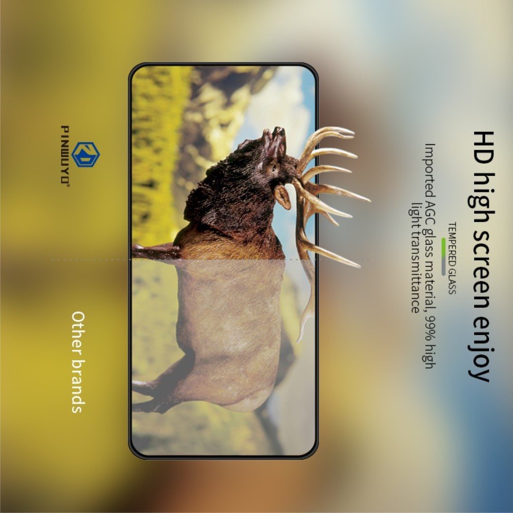 Олеофобное Закаленное Защитное Стекло для Huawei Honor 30S / Honor 30S черное