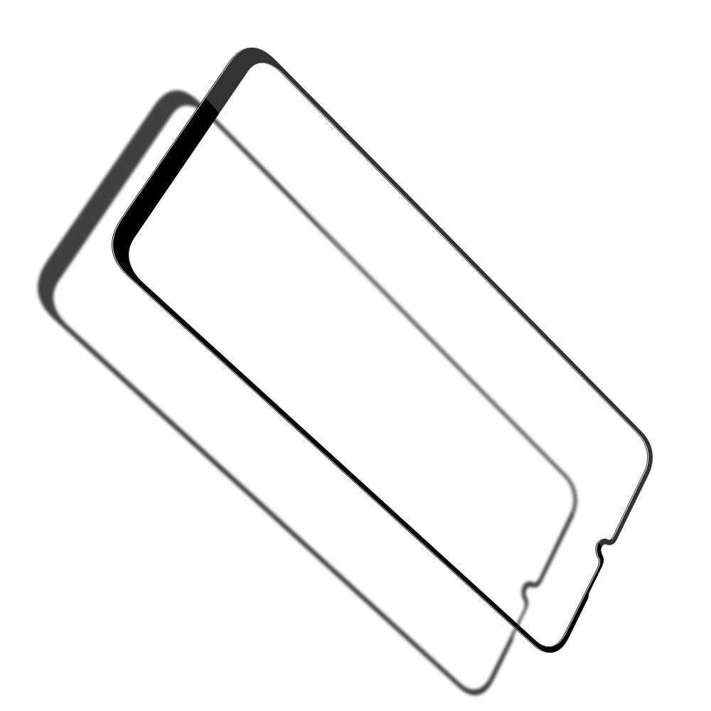 Олеофобное Закаленное Защитное Стекло для Xiaomi Redmi Note 9 черное