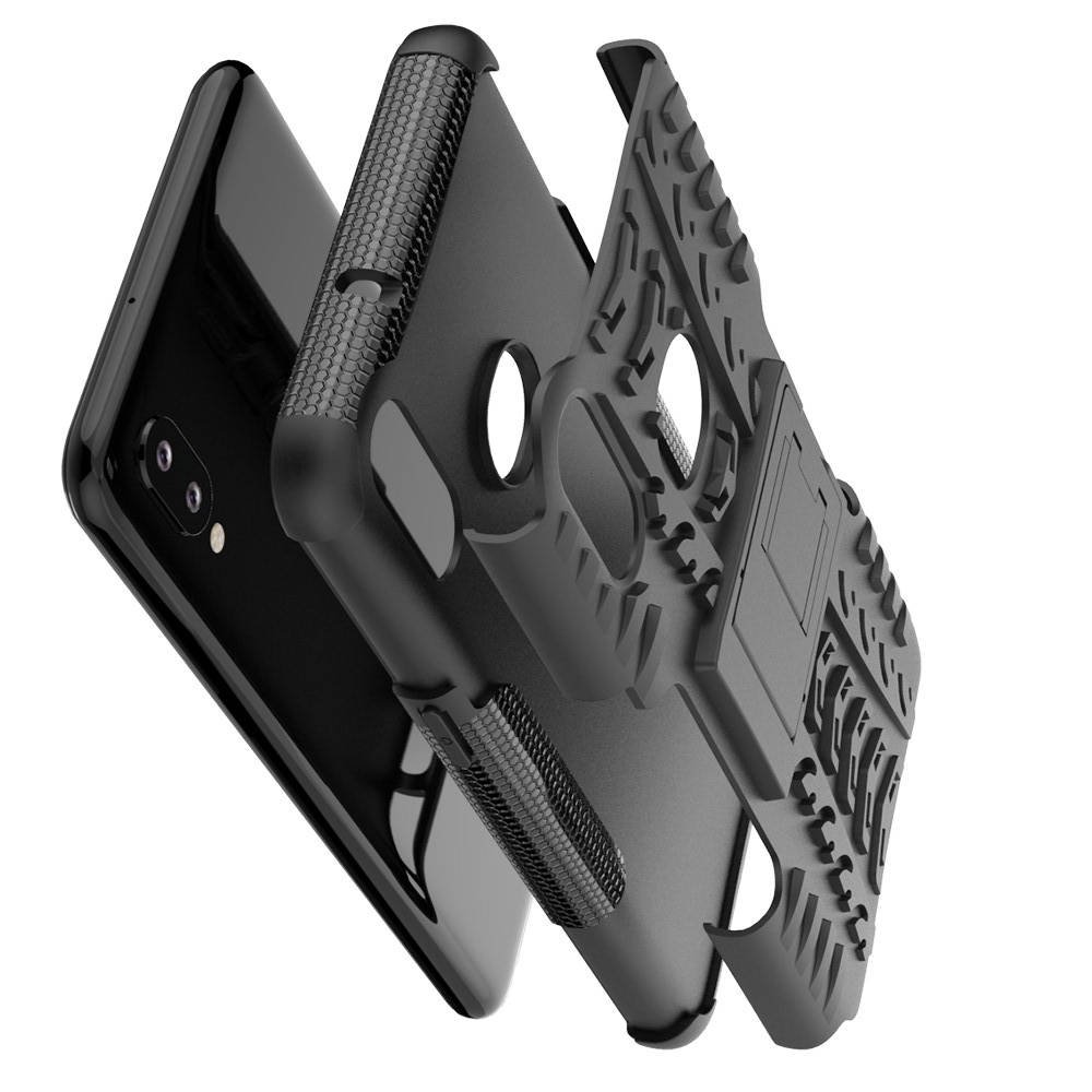 ONYX Противоударный бронированный чехол для Samsung Galaxy A10s - Черный